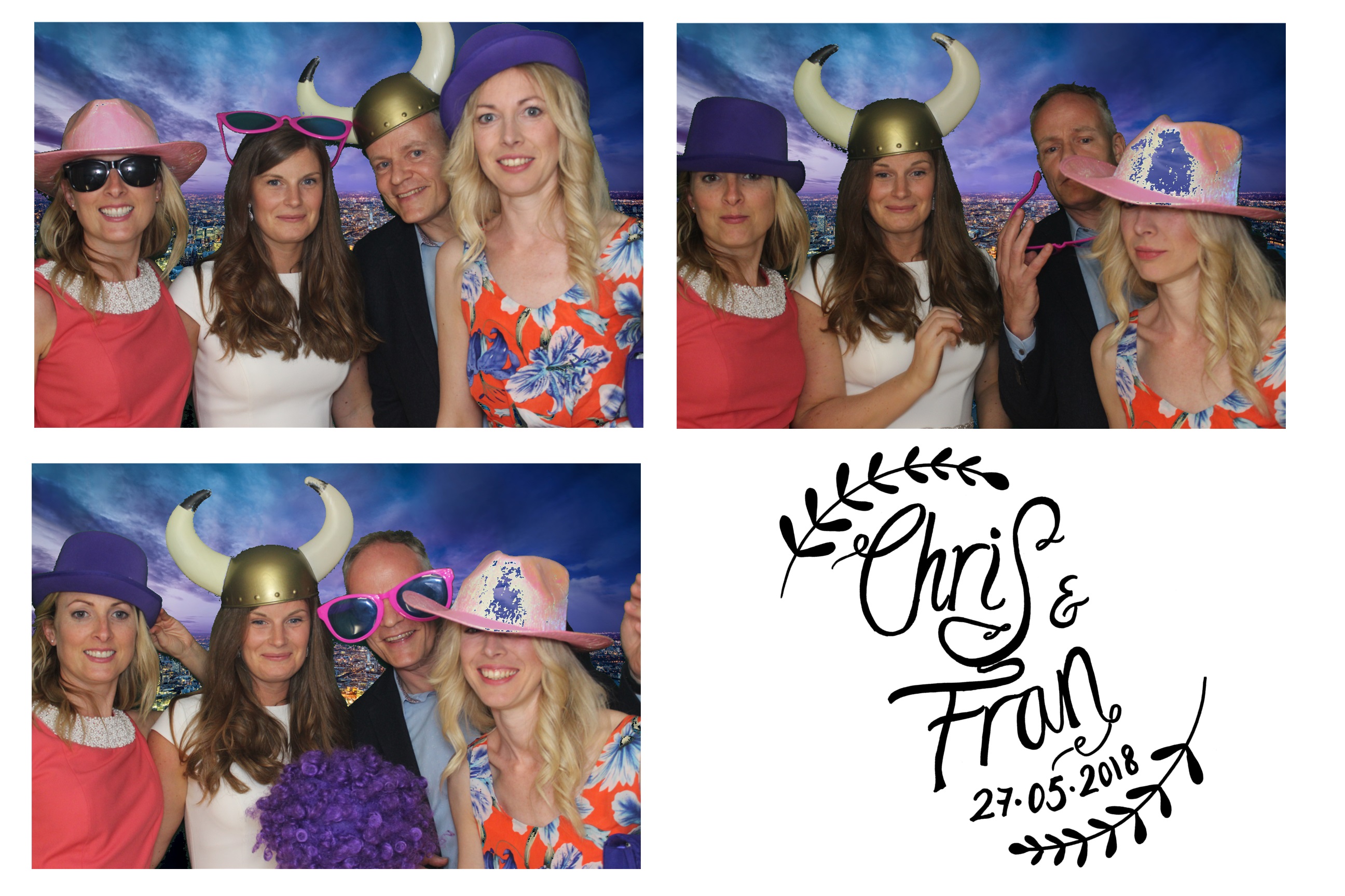 Chris & Fran | View more photos from the event at images.mobile-photo-booth.com/u/MobilePhotoBoothUK/Chris-Fran